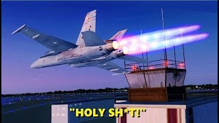 Pilots TROLL Air Traffic Controllers in Flight Simulator X (Multiplayer)