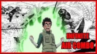 rock lee infinite air combo #ytsearch #plslikesubscribe