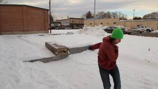 First Snowskate Session of the Season