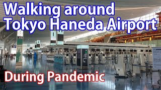 Walking around Tokyo Haneda Airport during Pandemic [4K]