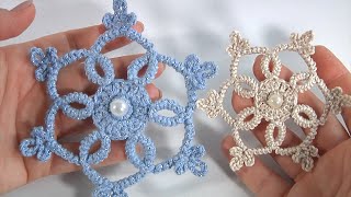 Easy to Crochet Snowflake/Getting Ready for Christmas