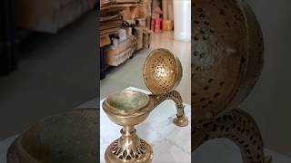 Wait for end 😲😲........!! Brass Handcrafted Incense Burner for Aarti / Pooja  - J.G. Art and Crafts