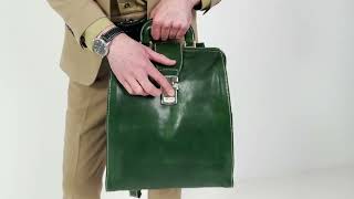 Green Leather Backpack - A Brief Story of Time  | Time Resistance Official Video