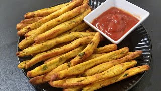 Air fryer Potato Fingers | Crispy Potato Fingers Snack Recipe | Potato Fingers | Air fryer Recipe