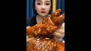 Slurping Sounds: The Ultimate Spicy Pork Trotter Feast #mukbang