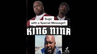 SUGE KNIGHT with a MESSAGE !!! #lildurk #puffy #tupac #sugeknight