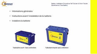 Battery Installation STMF and TTMF French