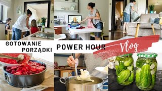 VLOG | Ciasto na upalne dni | Power Hour Szybkie porządki