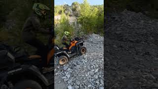 OMG ‼️Un éboulement sur notre chemin 😱 #driving #offroad #quad #entrainement #extreme #aventure