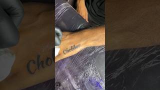 #chobbar #name #tattoo #tattooart #tattooartist #dktattoostudio522 #creator #youtube #youtubeshorts