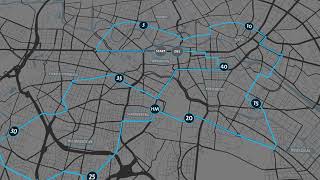 BMW BERLIN-MARATHON 2022 — the course animation