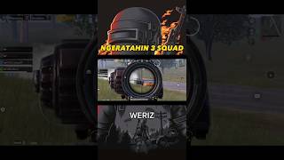 NGERATAHIN 3 SQUAD | REDMI NOTE 8 | PUBG Mobile #weriz #pubgmobile #shortsvideo