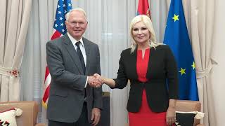 Mihajlovićeva sa ambasadorom Hilom