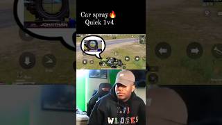 jonathan  ki jese car spray 1v4#jonathan #bgmi #funny