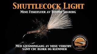 Shuttlecock Light. Mine fiskefluer og imitasjonsfluefiske. Fluebinding fra Blues Mancaven.