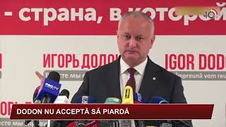 Igor Dodon revine la retorica fricii imediat după turul întâi