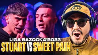 "EL FREESTYLE NO MURIÓ..." | STUART vs SWEET PAIN #Ligabazooka REACCIÓN