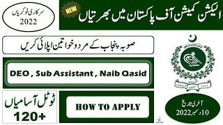 Federal Government Department Jobs 2022 | ECP Jobs 2022 | PO Box No. 26 GPO Lahore Jobs 2022