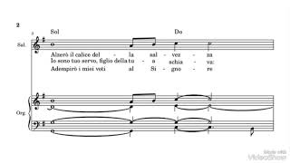 Il tuo calice, Signore, è dono di Salvezza. Salmo Resp. Giovedì Santo "Messa in Coena Domini ".