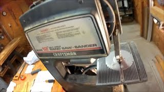 How to replace the blade guide on an old CraftsMan Bandsaw.