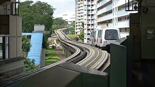 [Retrofitted]⬜C801A Sets 132/122 arriving Phoenix LRT Station (Fajar Bound via Petir)