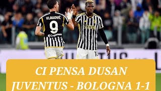 Post partita di JUVENTUS-BOLOGNA 1-1|| UNA RONDINE NON FA PRIMAVERA. Male la prima in casa