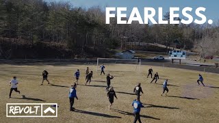 Fearless Retreat (REVOLT) - Black vs. Blue Football Game | Roofing.com