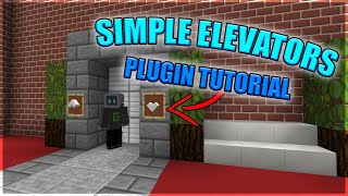 Minecraft Simple Elevator Spigot Plugin | How to make *working* elevators in minecraft