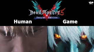 Comparing Nero Devil Trigger Tranformation : Devil May Cry 5