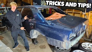 Fully Installing a Quarter Panel on my Nissan Gloria!