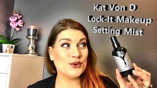 Kat Von D Lock It Makeup Setting Mist - Cruelty Free & Vegan