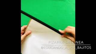 Material inspirado en la Metodología Montessori -  Pizarra Sin Líneas