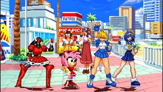 Honey showing and other fights (Super World Warriors Turbo)