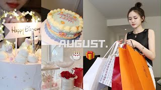 AUGUST VLOG（下）生活中的小确幸｜疫情期间的生日也可以仪式感满满 🎁和我一起拆生日礼物啦！｜温哥华日常