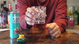 PFC Clem McDuffie - Casa Azul Tequila Soda Strawberry Margarita RTD Review