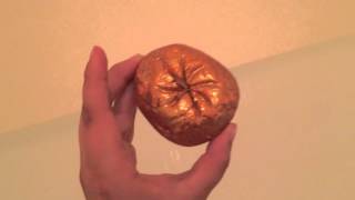 Sparkly Pumpkin Bubble Bar 2015 LUSH DEMO | Candyelion