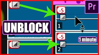 How to Fix Audio Transition Handle BLOCKING Out of Sync Icon Premiere Pro