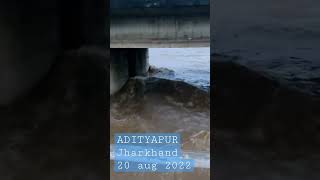 water in river live video in jharkhand adityapur kharkhai Nadi