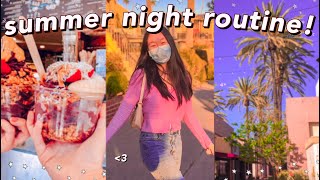 a PRODUCTIVE SUMMER NIGHT ROUTINE! spend a summer night w me: my summer nighttime routine :)