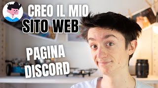 Pagina DISCORD - #5 Creo il mio sito web