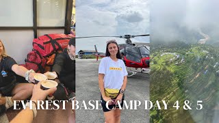 EVEREST BASE CAMP Day 4 & 5 🇳🇵🏔️🥾| The world's most dangerous flight