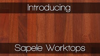 Sapele Worktops - Real Hardwood Worktops by Worktop Express