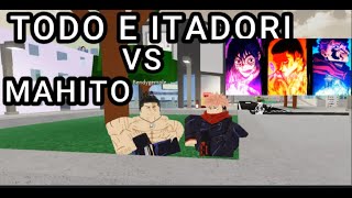 AOI TODO Y YUJI ITADORI SE ENFRENTAN A MAHITO / JUJUTSU SHENANIGANS / ROBLOX / JUGANDO JJS