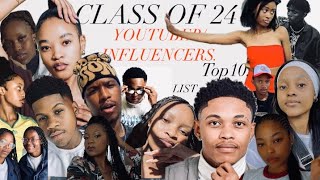 BLOEM’s FINEST TOP 10 YOUTUBER/INFLUENCERS.