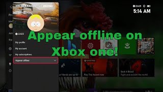 How to appear offline on Xbox one Super Easy! 2021