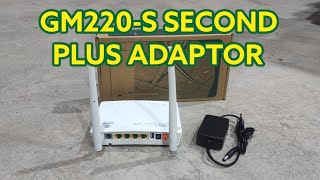 ZTE XPON GM220-S SECOND HAND GARANSI 1BULAN ADAPTOR 12V