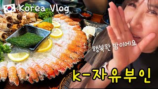 4K Seoul VLOG 추억여행이라고 쓰고 돼지파티라고 읽는다 꿀꿀 🐽 24시간이 모자라~눈썹반영구 여의도63빌딩 한글박물관 찐친들모임