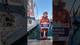 Isabelle Joschke 🇩🇪 🇨🇵 10ème édition du Vendée globe 2024 🌎  #youtubeshorts