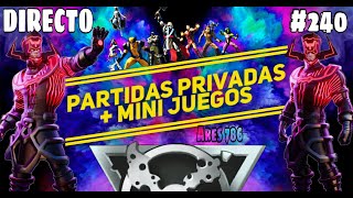 🌀PARTIDAS PRIVADAS FORTNITE | BATALLA DE OUTFITS | SIMON DICE | #240 ARES 786🌀