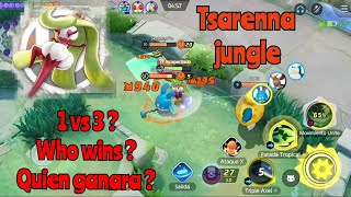 Pokémon Unite - Tsarenna jungle S7 - carreando el juego